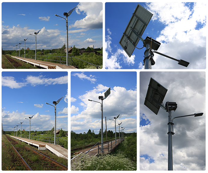 автономное освещение железнодорожных платформ