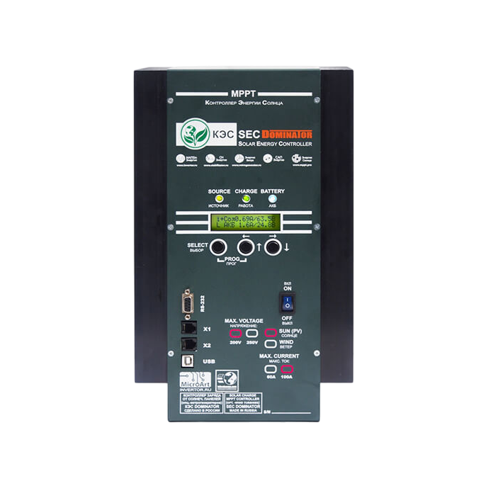 Контроллер заряда аккумулятора КЭС MPPT Dominator 200/100